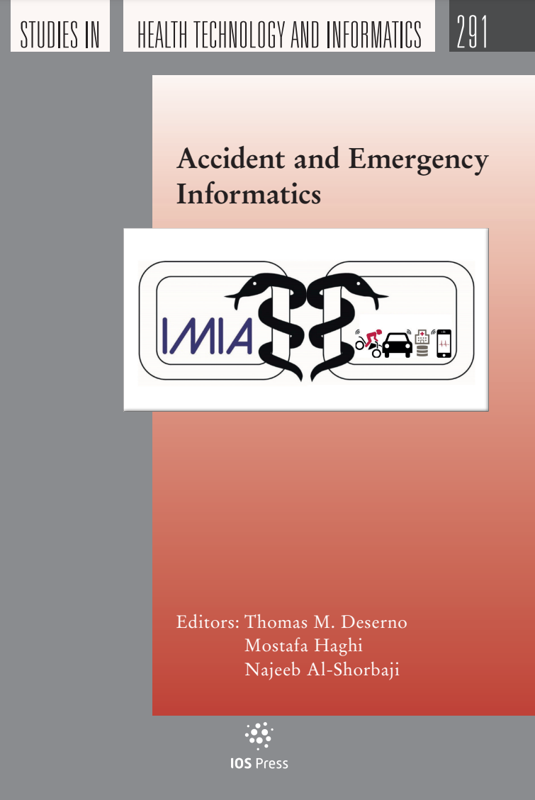 "Accident and Emergency Informatics" now published by IOS Press