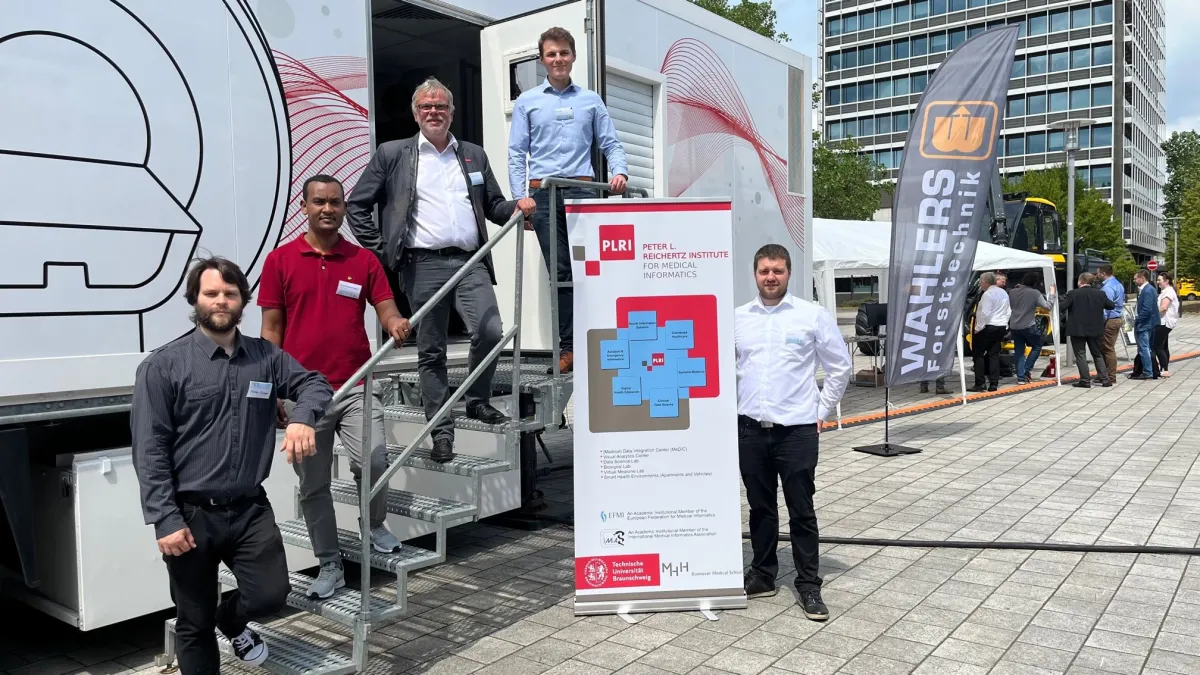 Das PLRI bei der Ergebnispr&auml;sentation des 5G-Reallabors