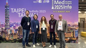 Institutsteam pr&auml;sentiert Forschung auf der MedInfo 2025 in Taiwan