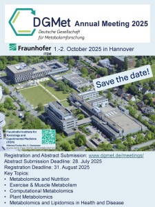 DGMet-Jahrestagung vom 1. bis 2. Oktober 2025 in Hannover: Anmeldung jetzt ge&ouml;ffnet!