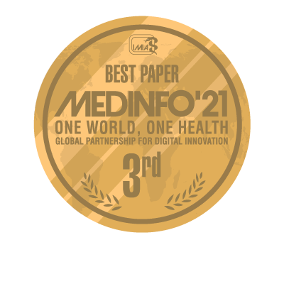 3. Platz MedInfo 2021 Best Paper Awards