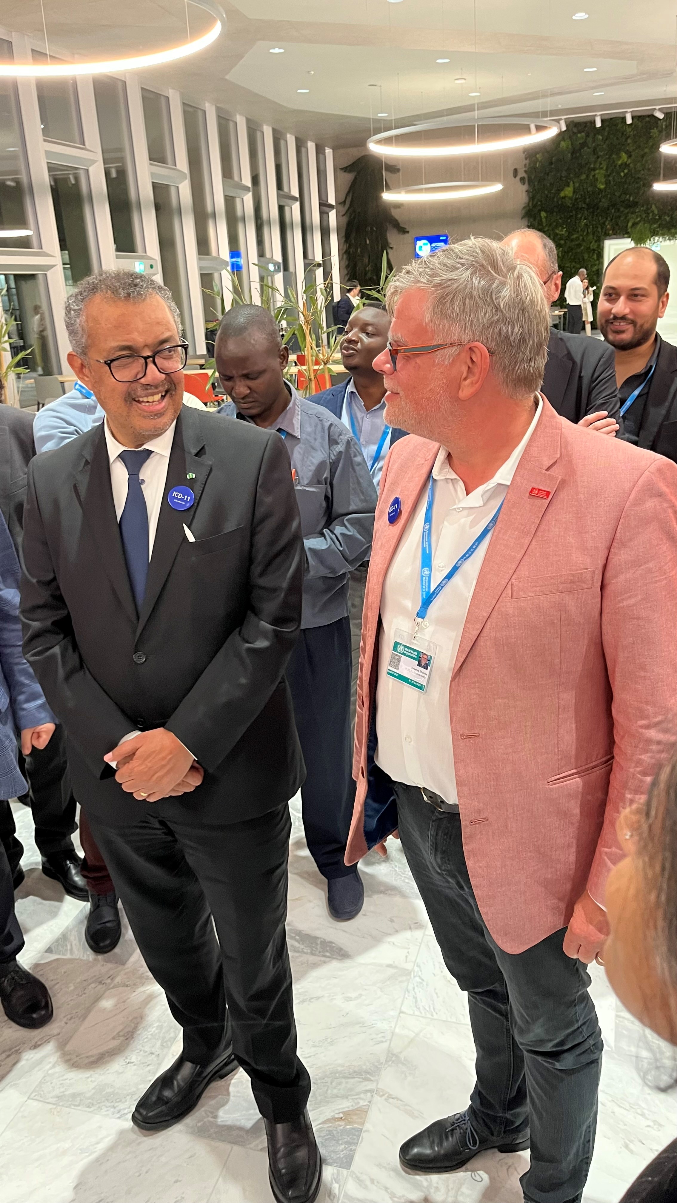 Prof. Deserno trifft WHO Generaldirektor Dr. Tedros Adhanom Ghebreyesus