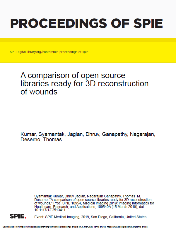 A comparison of open source libraries ready for 3D reconstruction of wounds